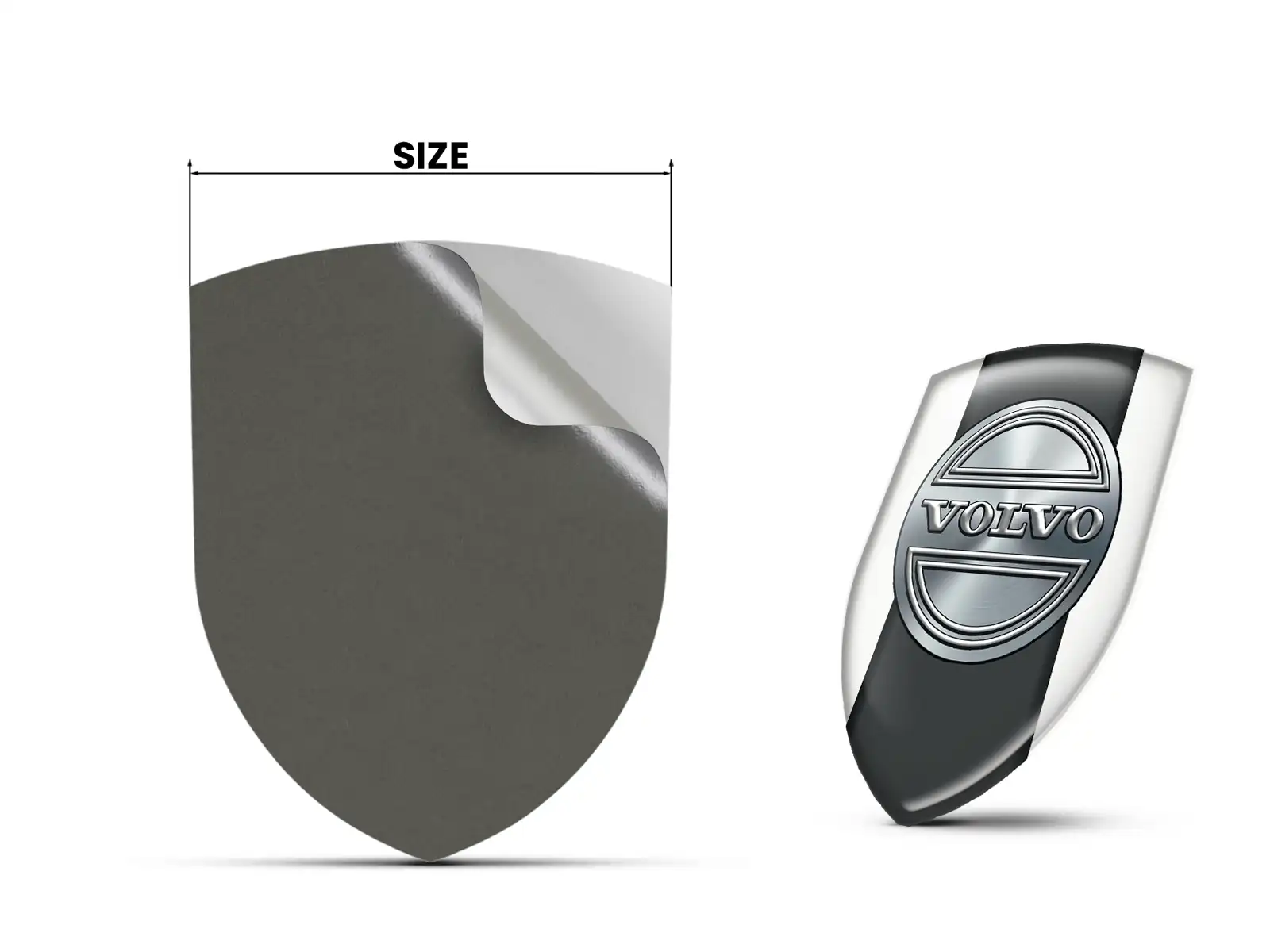 Volvo Pegatinas Silicona Auto Profesional Diseño Personalizable